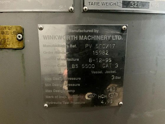 Winkworth PV500 Tank Pic 006